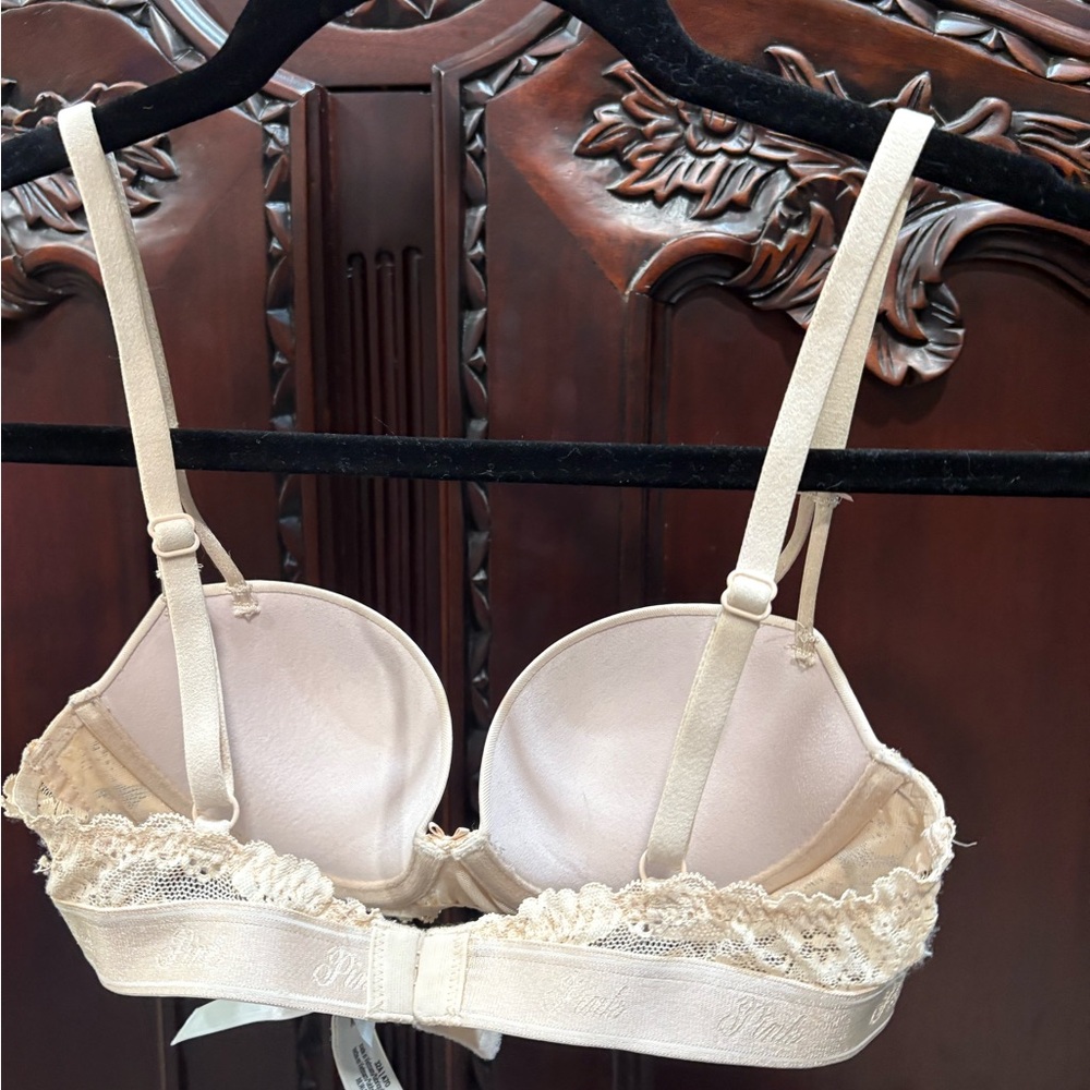 PINK push up balconette bra - Picture 2 of 4